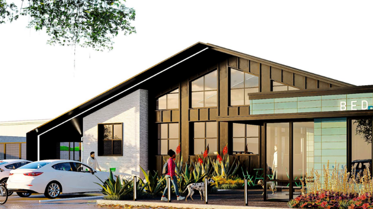 A rendering of Bedford’s animal shelter, which is getting $3.24 million in improvements. Work starts June 1. A rendering of Bedford’s animal shelter, which is getting $3.24 million in improvements. Work starts June 1.